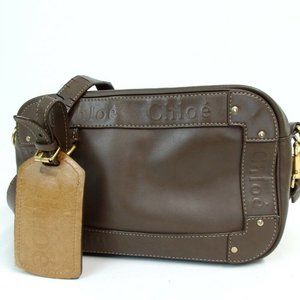 Chloe Shoulder Bag Brown Leather Women Bag Eden